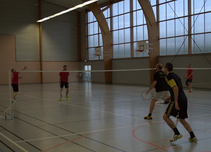 Petit-Mars vs Vertou Double Petit-Mars (en rouge) contre Vertou (en noir)